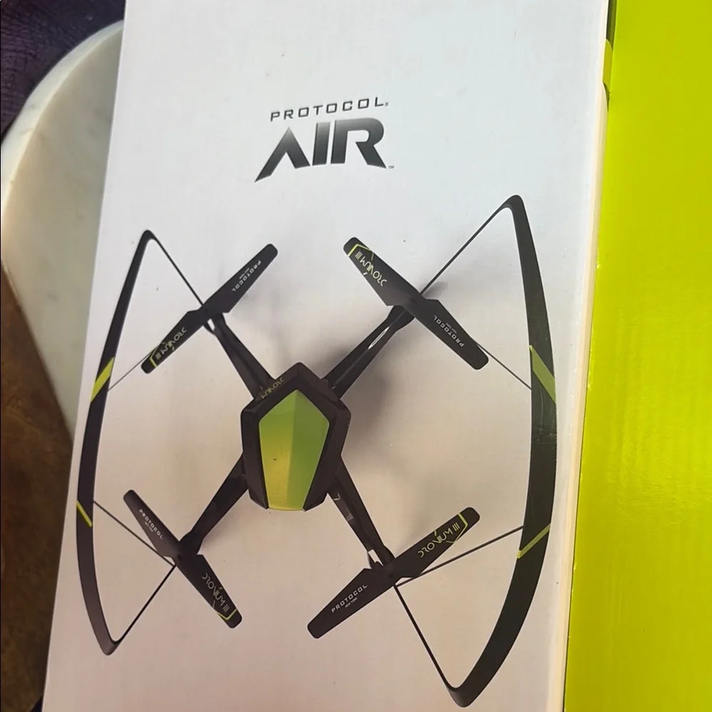 Black and Yellow Simulated Camera Drone